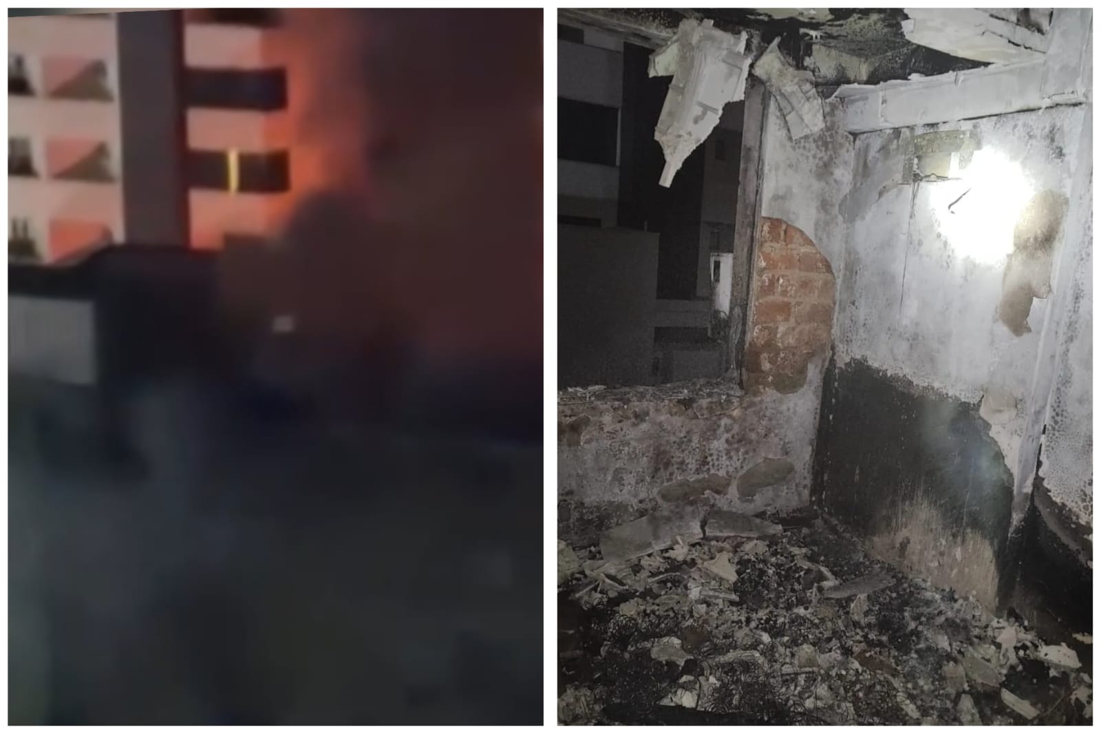 Incêndio em hotel deixa cinco feridos e mobiliza força-tarefa no Oeste de SC