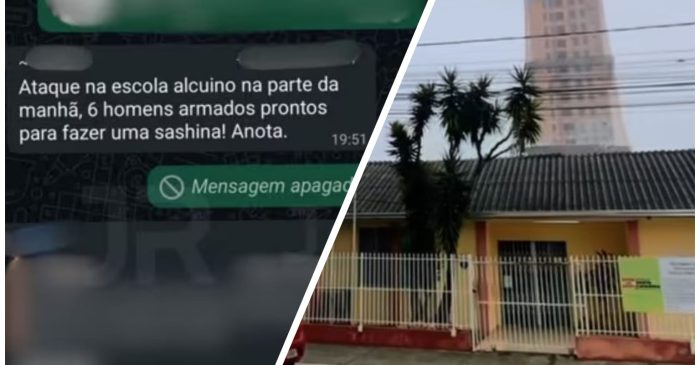 Ameaça de massacre em escola espalha terror e leva PM a reforçar segurança