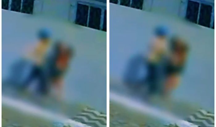 Vídeo: homem é preso após agredir companheira durante discussão na rua