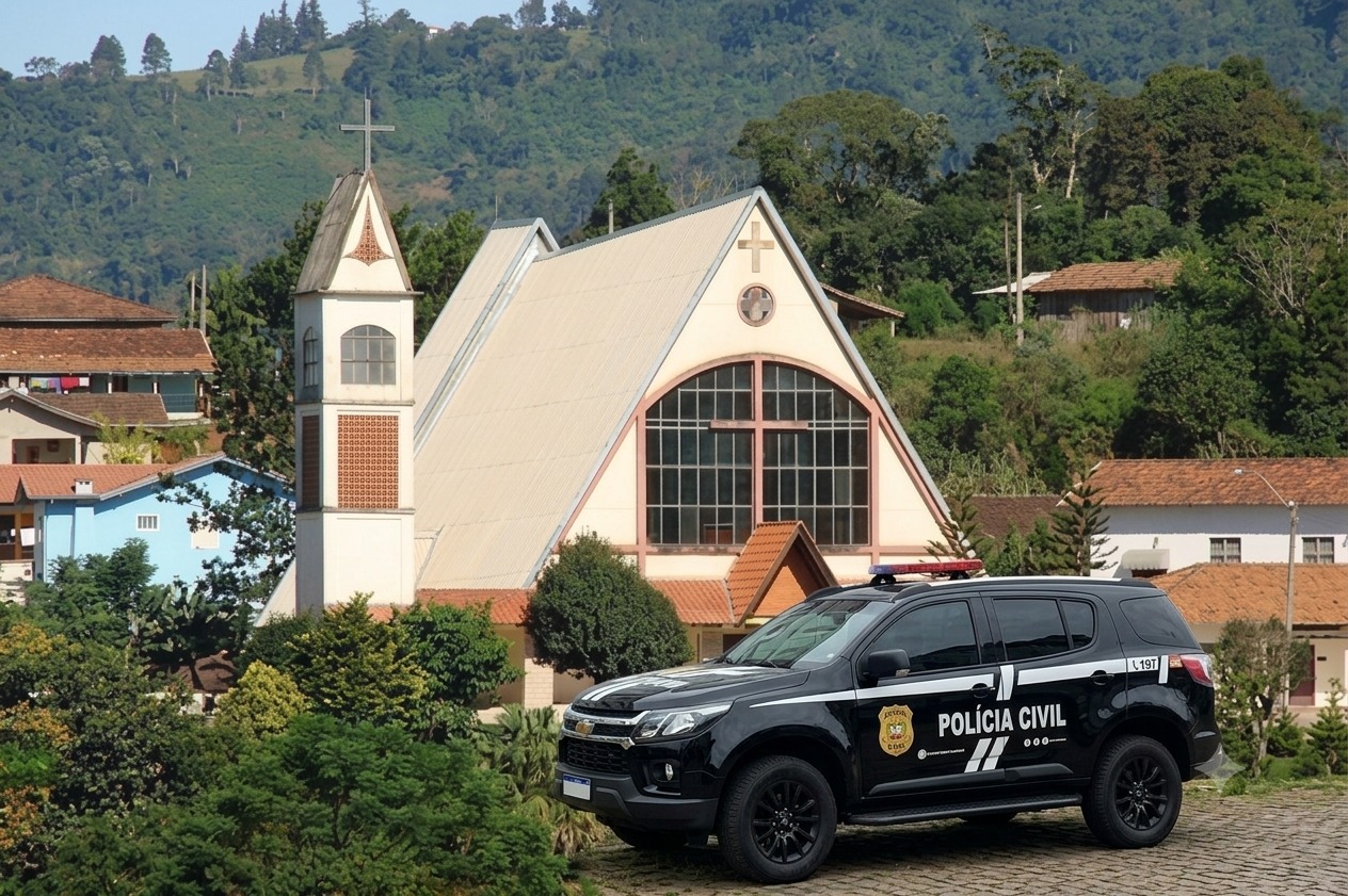 Polícia recupera objetos furtados de igreja e identifica ladrão