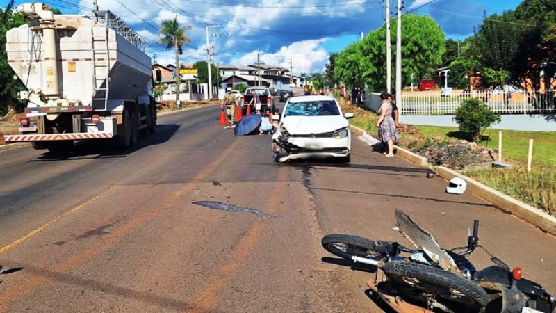 Motociclista de 56 anos morre em acidente entre moto e carro em Blumenau