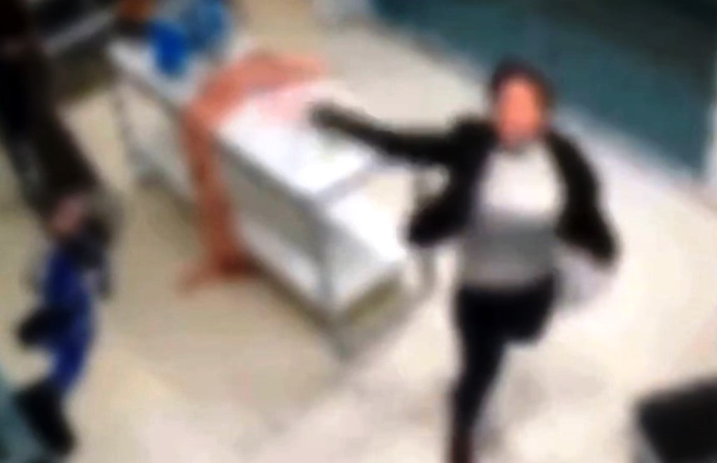 Câmeras flagram mulher vandalizando lavanderia em Blumenau
