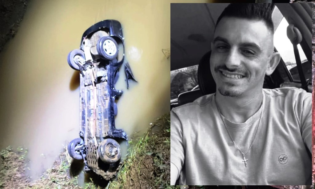 Carro cai em rio em Santa Catarina e motorista não sobrevive