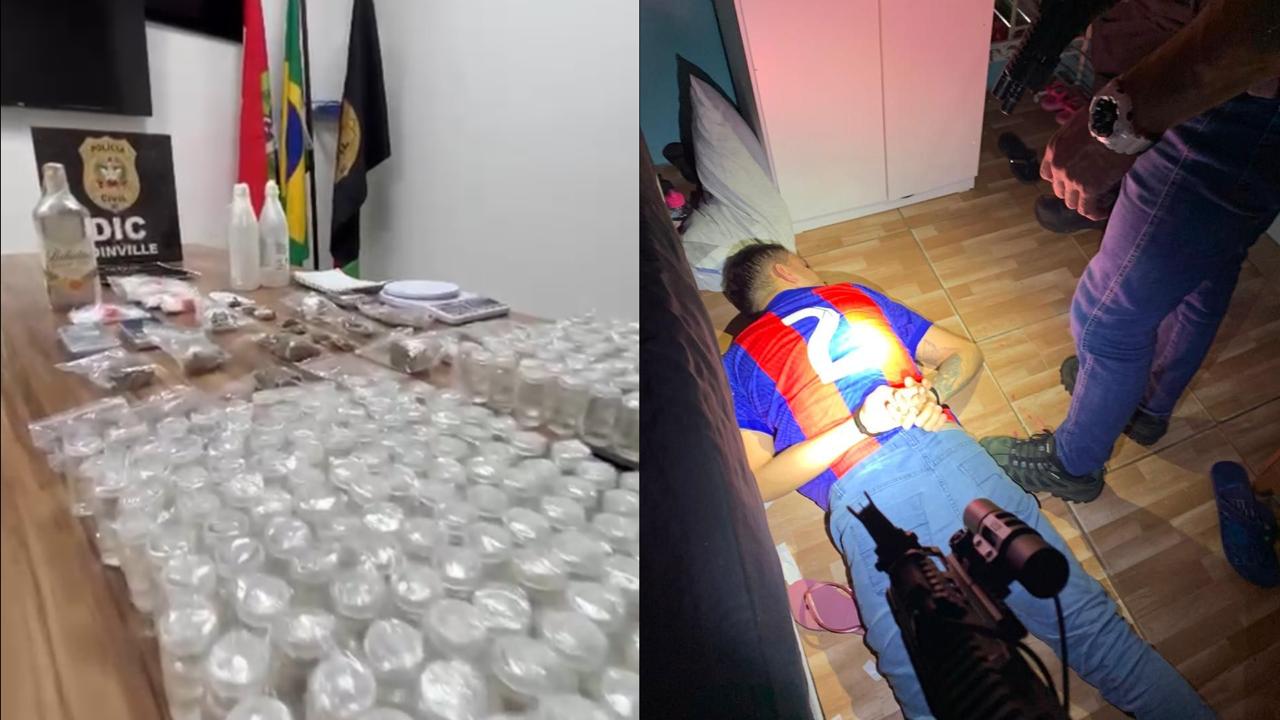 Complexo do Alemão e Joinville: Operação ‘Deu Zebra’ desarticula rota de drogas