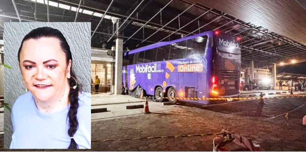 Ônibus invade restaurante e mata funcionária duante manobra