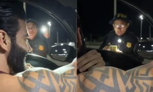 VÍDEO: Gusttavo Lima é parado em blitz e reação da PRF viraliza