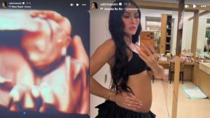 Sabrina Sato mostra ultrassom e reação de Nicolas Prattes encanta