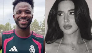 Vini Jr. reage a foto de modelo após reatar com Virginia