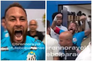 Vídeo: Neymar perde a cabeça, xinga e provoca o Remo após classificação