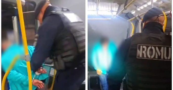 Homem é preso após exibir partes íntimas diante de passageiros em ônibus