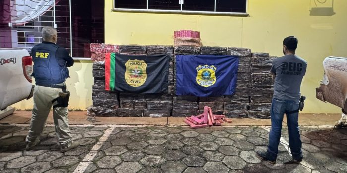 Carga de maconha avaliada em R$ 4 milhões é apreendida pela PRF e Polícia Civil