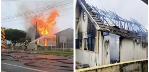 Vídeo: idoso fica queimado após incêndio em casa na serra catarinense