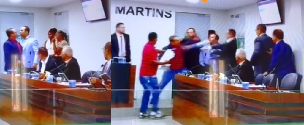 Vídeo: vereadores trocam agressões durante sessão ordinária