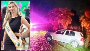 Primeira princesa de cidade de SC morre atropelada ao sair de festa