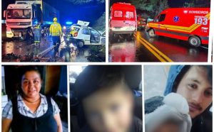 Tragédia em família: avó, pai e filho de 6 anos morrem na BR-470 em SC
