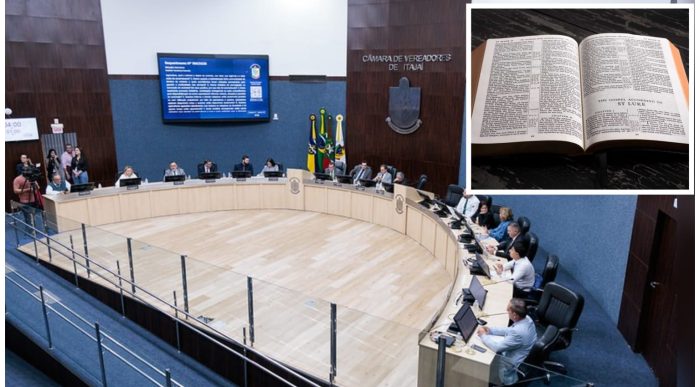 STF muda decisão e permite leitura da Bíblia na Câmara de Vereadores de Itajaí