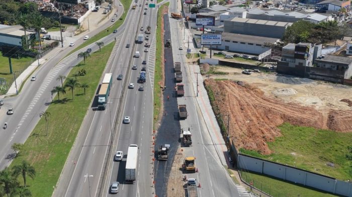 BR-101 tem acesso interditado em Balneário Camboriú; veja a mudança