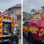 Incêndio em residência mobiliza bombeiros e deixa dois idosos expostos à fumaça