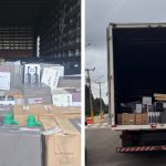 Caminhão é flagrado com 3 mil garrafas de vinho e 4 toneladas de camarão