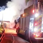 Incêndio atinge depósito de pesque e pague durante a madrugada