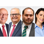 Carol De Toni na frente da disputa pelo Senado em SC; Carlos Bolsonaro e Amin aparecem na sequência