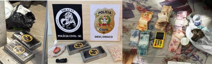 Operação Mosaico: Polícia prende 6 suspeitos e apreende drogas na Grande Florianópolis