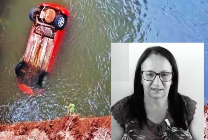 Carro cai em rio e mulher de 64 anos morre no Oeste de SC
