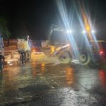 BR-280 é liberada após interdição por queda de barreira