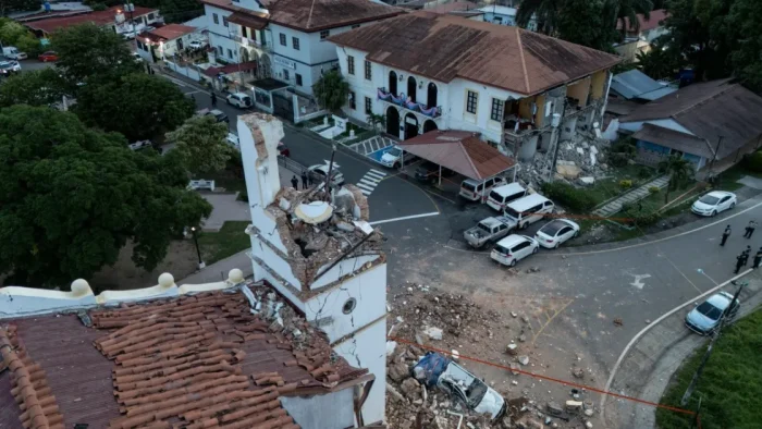 Terremoto de 7,7 assusta o Panamá, destrói igreja centenária e derruba hotel