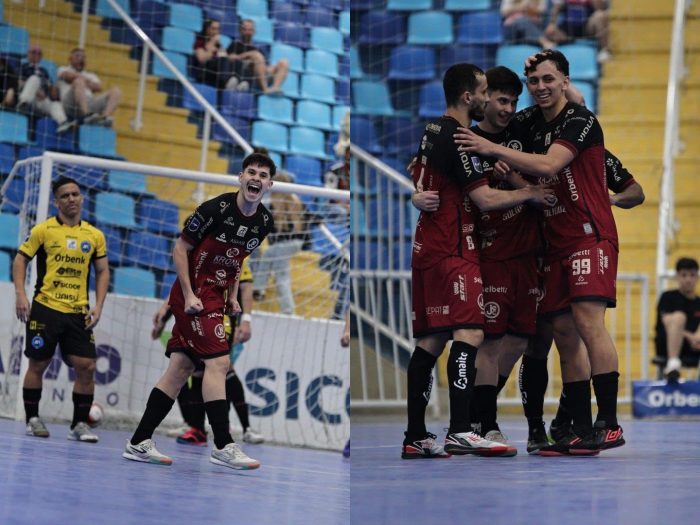 JEC Futsal vence Tubarão por 6 a 0 e encaminha classificação