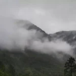 Neblina intensa reduz visibilidade na Serra Dona Francisca