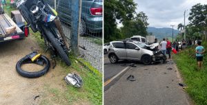 Jovem morre após acidente de moto na SC-108