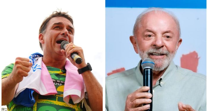 Nexus/BTG aponta empate entre Flávio Bolsonaro e Lula no segundo turno
