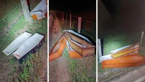 Mistério em SC: caixões em rodovia mobilizam polícia
