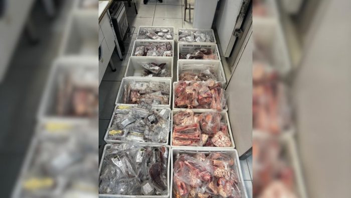 Procon apreende 249 kg de carne imprópria para consumo em Florianópolis