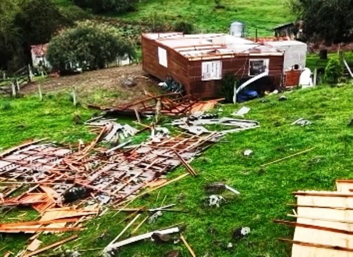 Temporal na madrugada provoca danos em 29 cidades de Santa Catarina