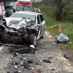 Colisão frontal na SC-410 mata motorista e deixa dois feridos