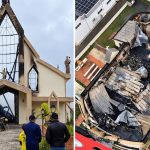 Imagem de Nossa Senhora resiste a incêndio em igreja de SC