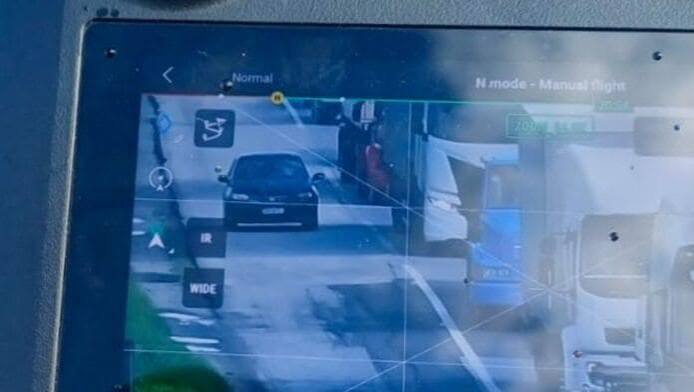 Drones flagram centenas de infrações na BR-101 em SC