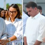 Flávio Bolsonaro e Lula participam de missas no Dia de Nossa Senhora Aparecida